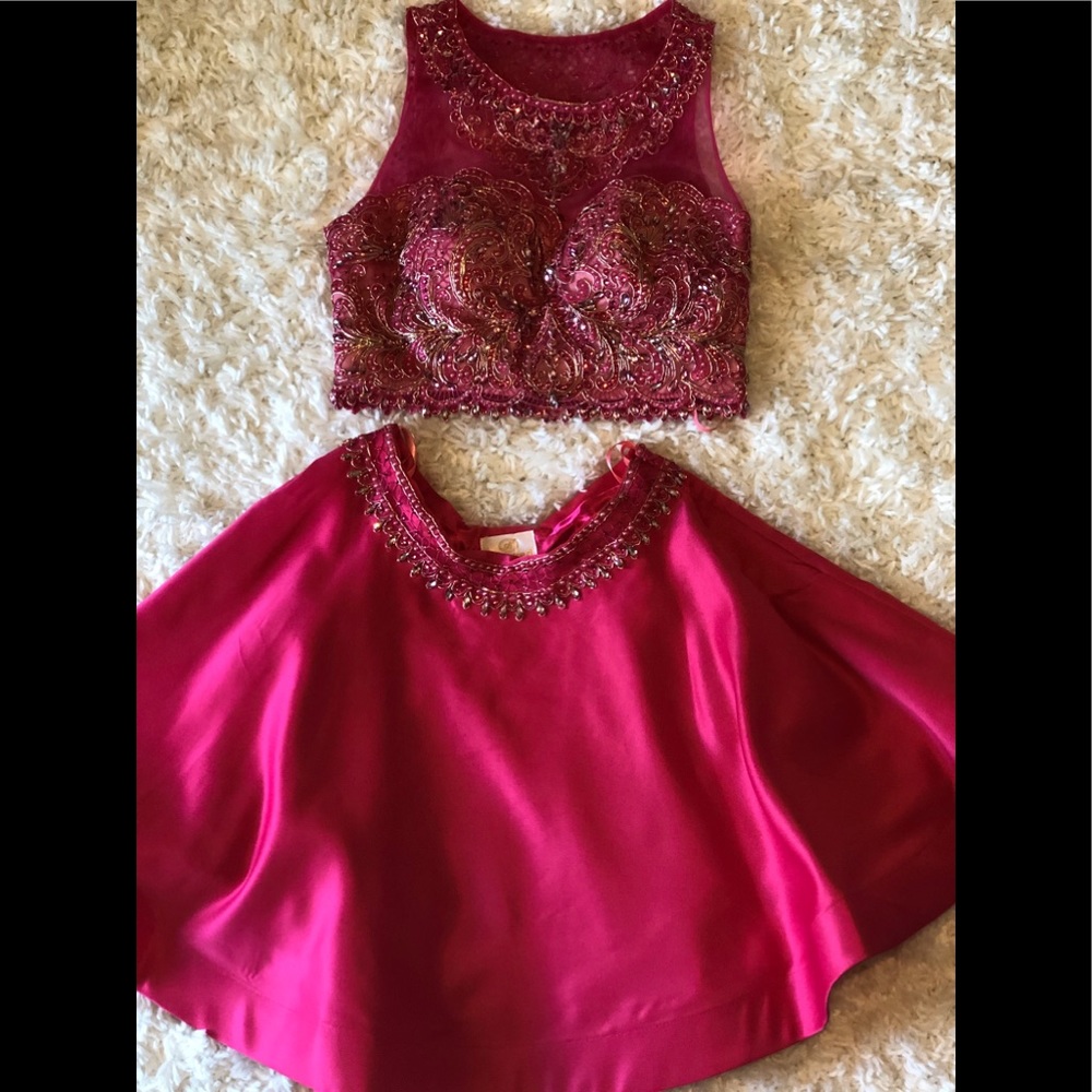 NWT Aspeed Pink Flare Party Dress